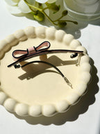 Pink Bow Hair Clip