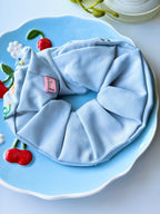 Detailed Animal Embroidered Satin Scrunchie