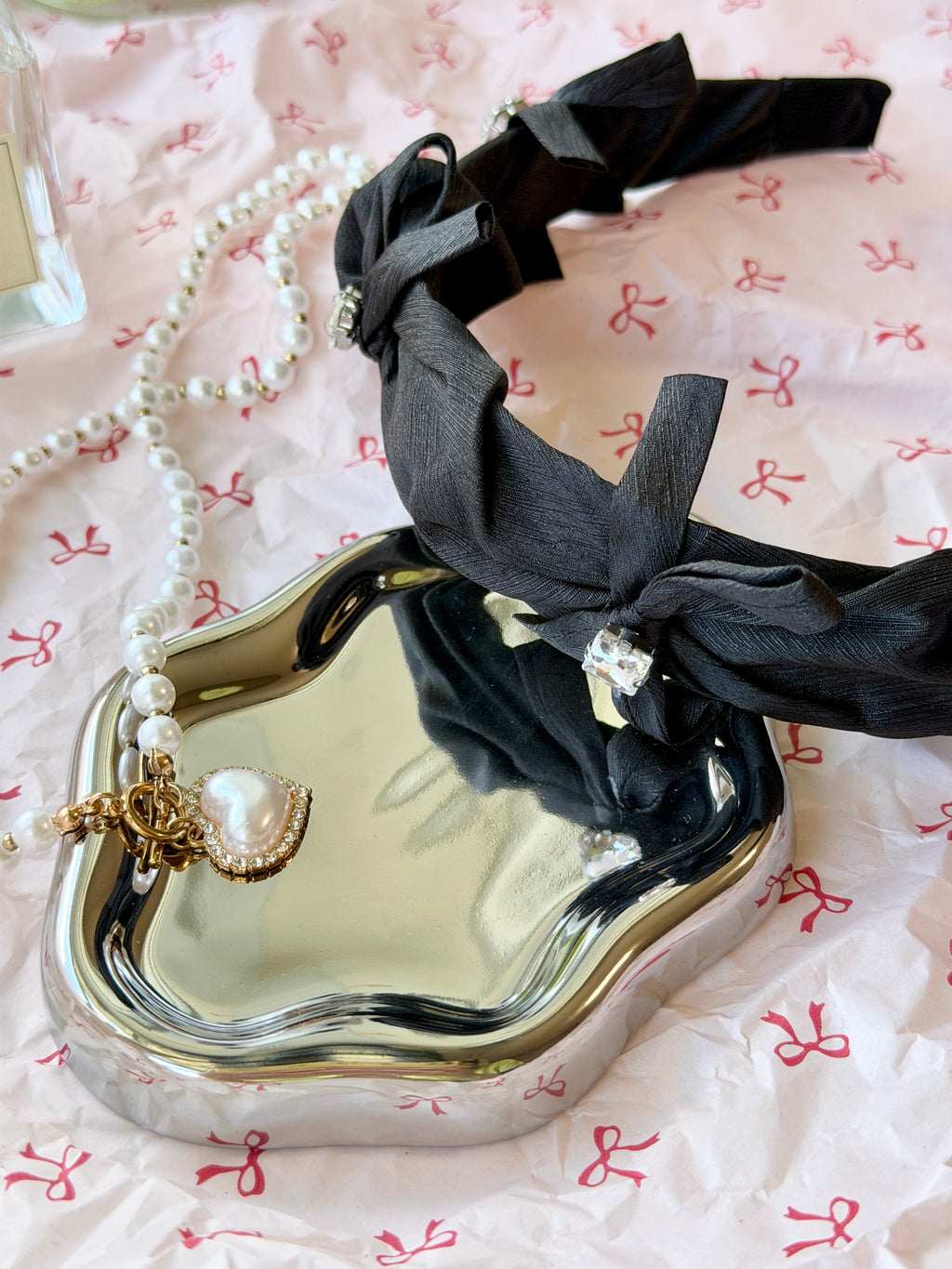 Black Bow Headband