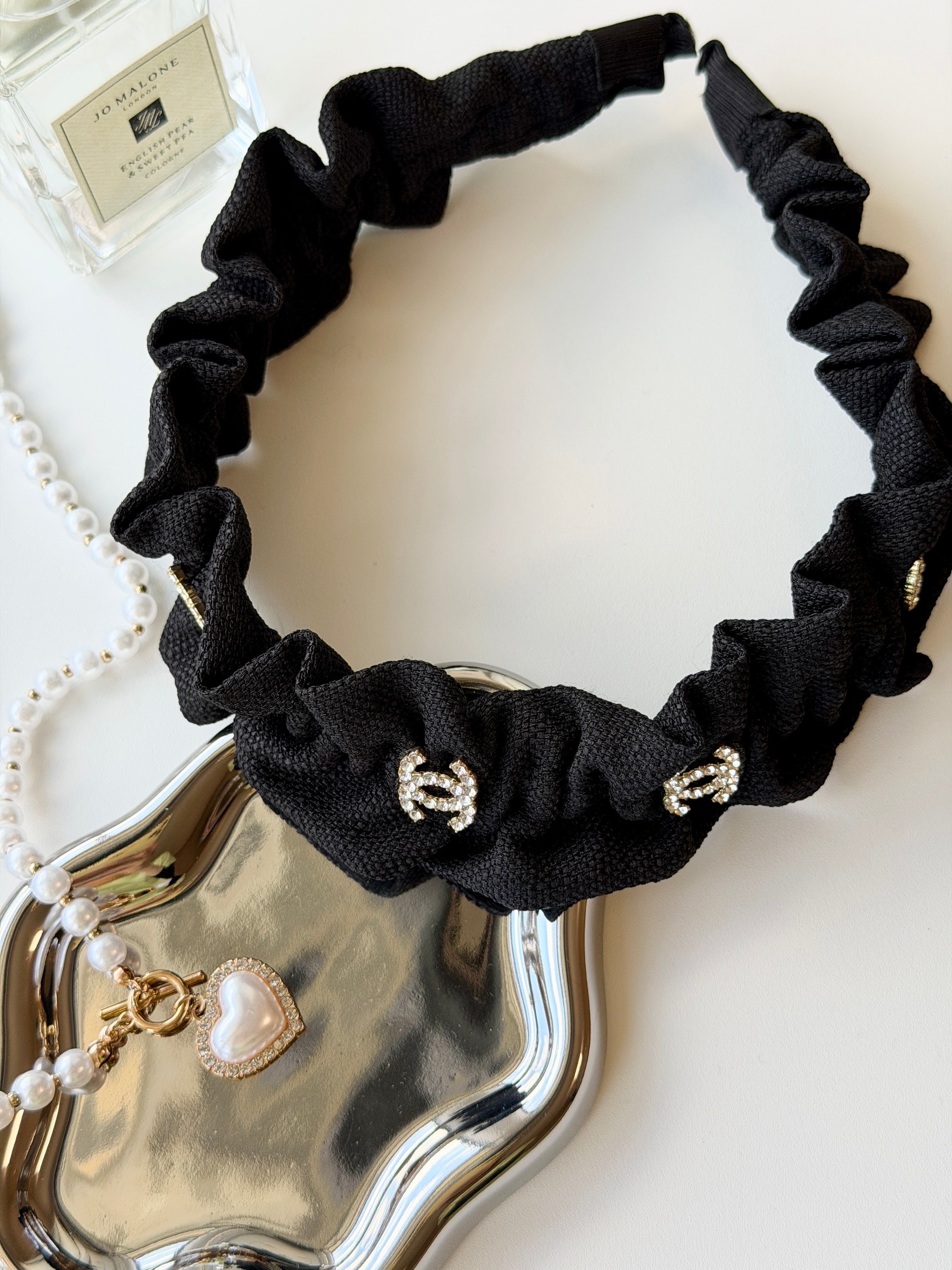 C Logo Fabric Headband