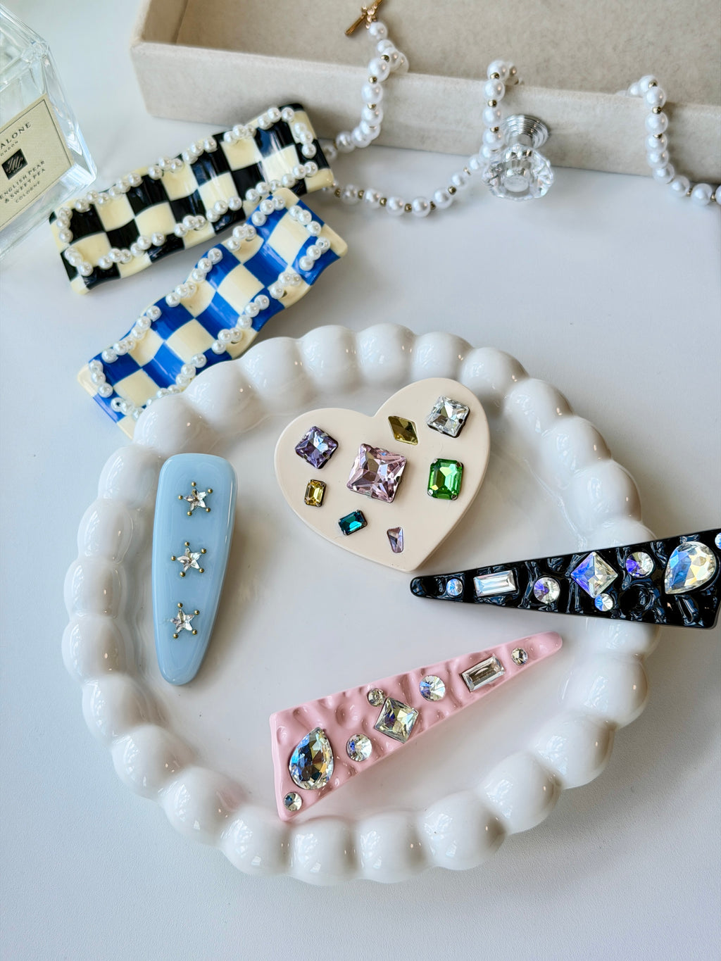 Jewelled Hair Clip Collection