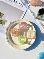 Square Acetate Hair Claw Clip