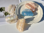 Pearlescent Half Moon Hair Claw Clip