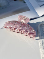 Glitter Crystal Claw Clip