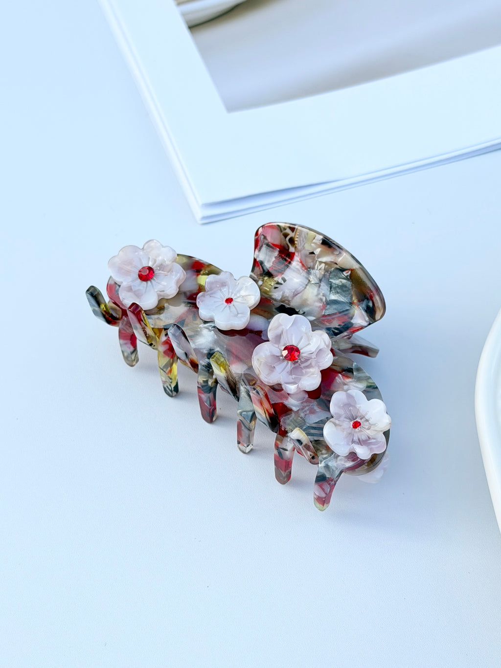 Cherry Blossom Hair Claw Clip