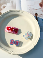 Cute Bear & Bow Hair Clips