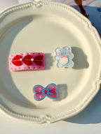 Cute Bear & Bow Hair Clips