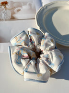 Teddy Bear Print Scrunchie