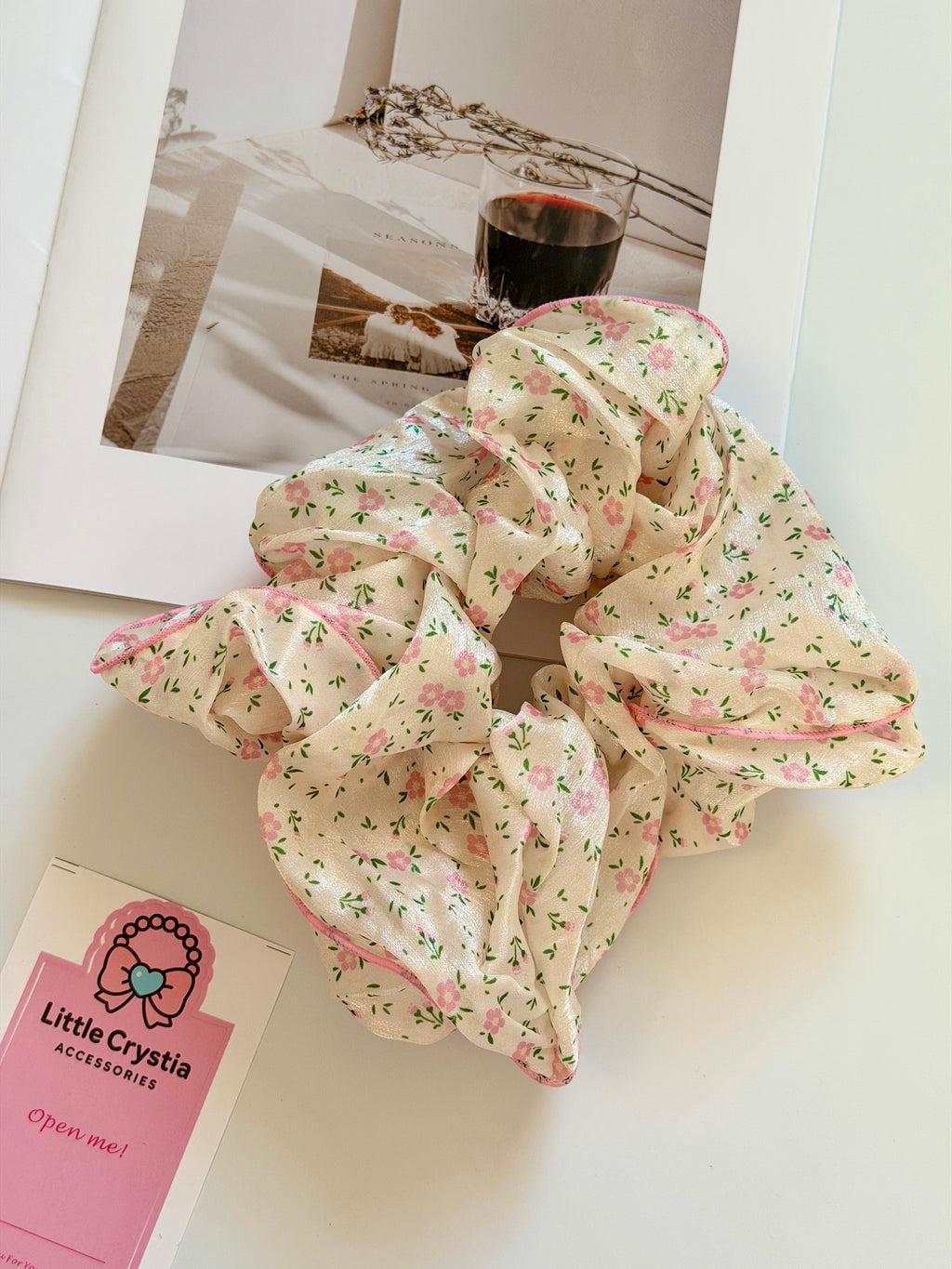 Ditsy Floral Oversized Scrunchie