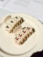 Fruit Rhinestone Jaw Clip