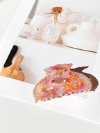Crystal Sun Embroidered Claw Clip