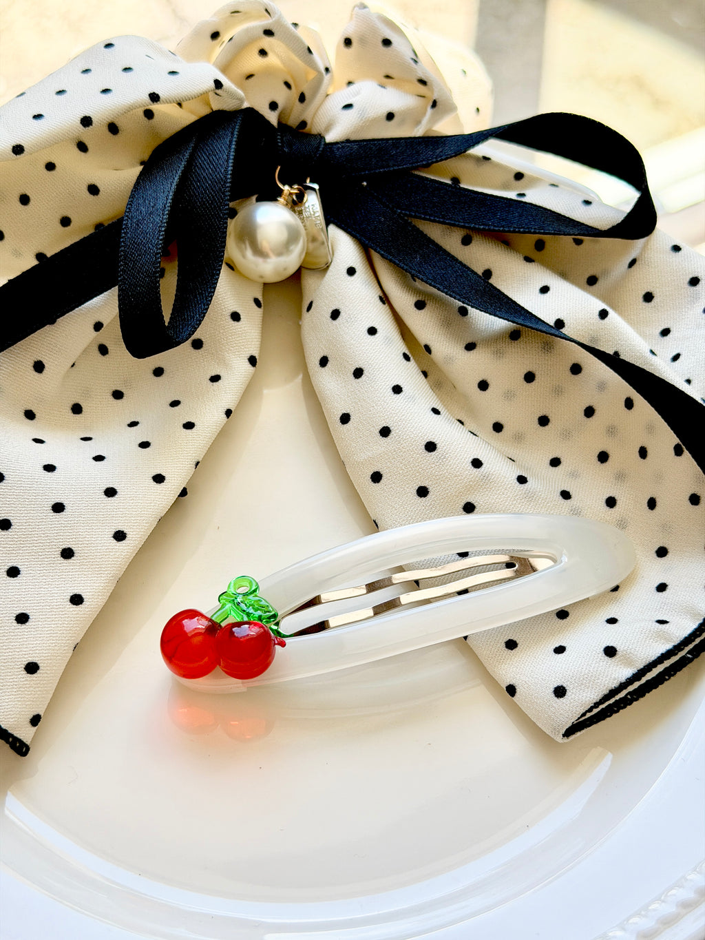Cherry Hair Clip