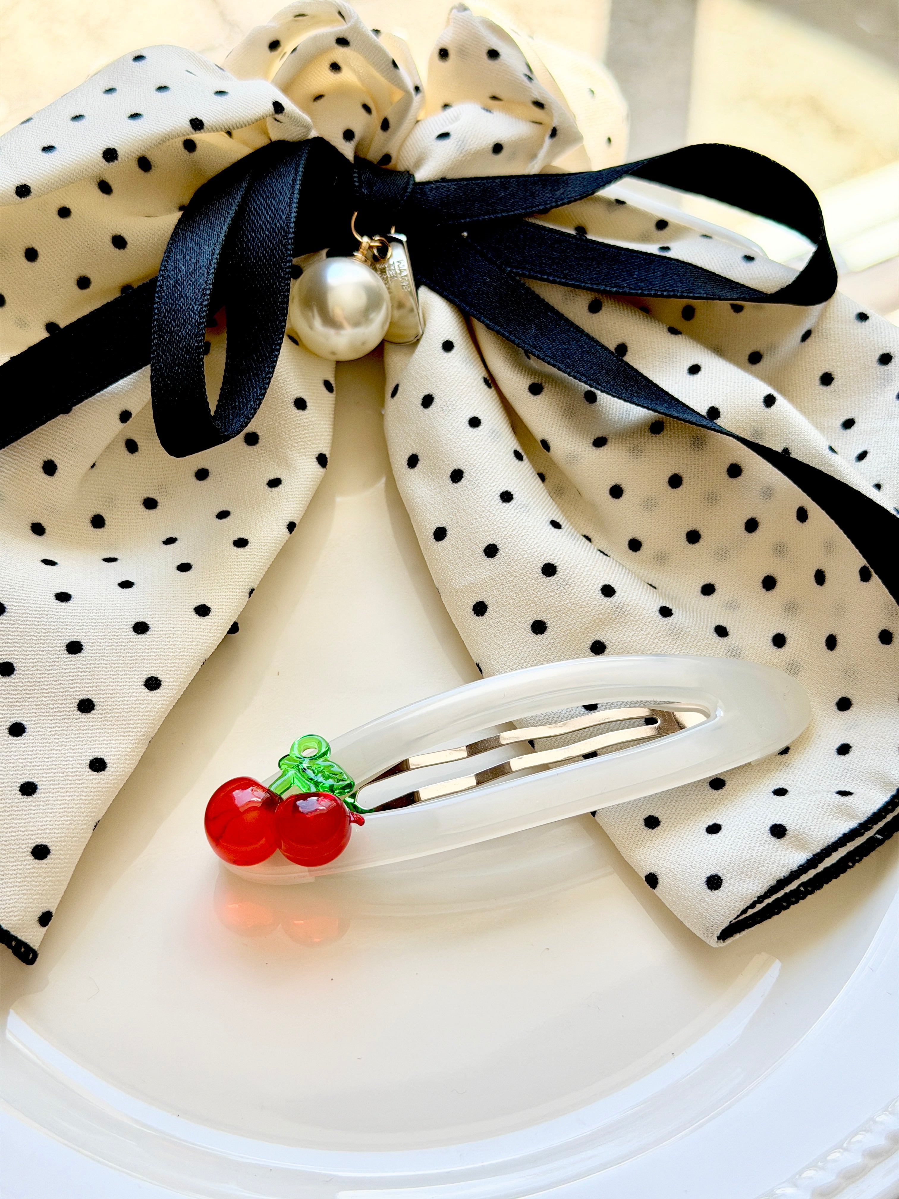 Cherry Hair Clip