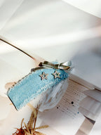 Denim Star Bow Hair Clip