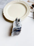 Bunny Acetate Claw Clip