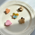 Mini Claw Clips Set – Heart, Flower & Star