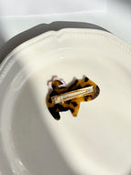 Tortoiseshell Cat Cherry Blossom Claw Clip