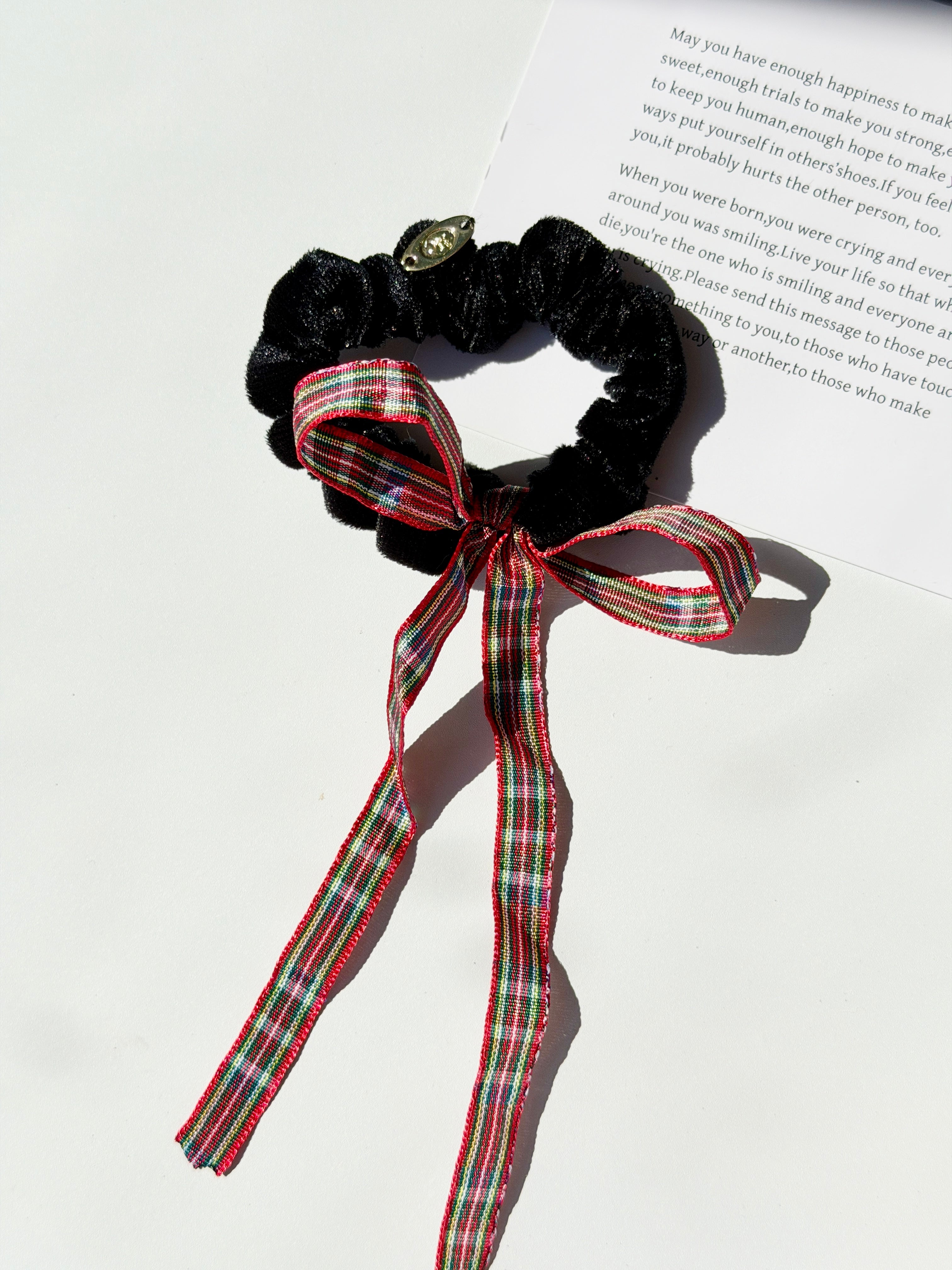 Bow Ribbon Scrunchie