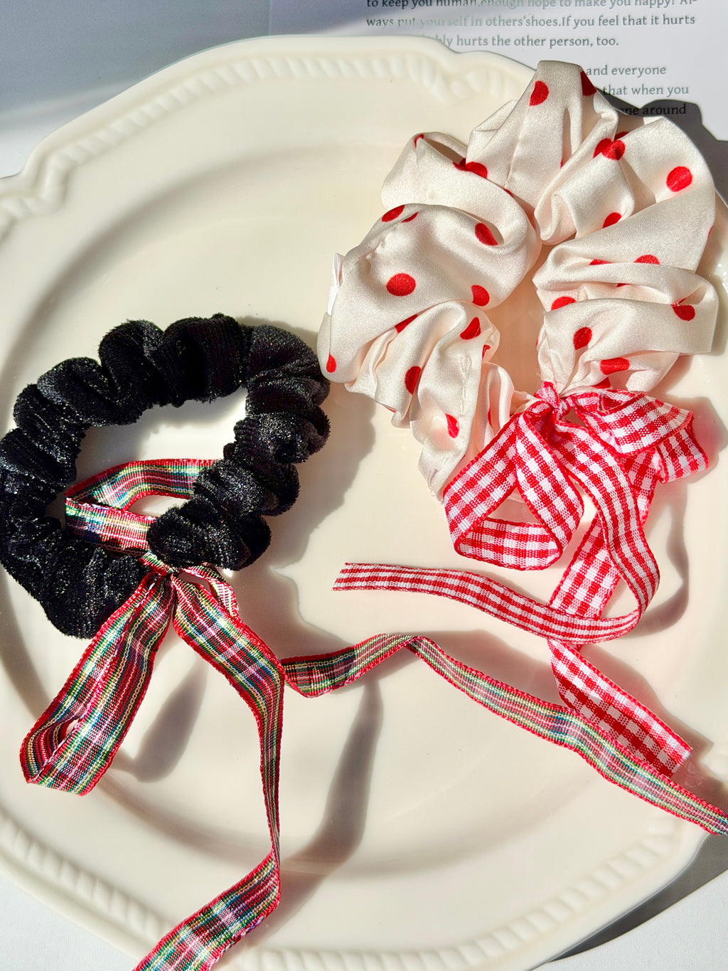 Bow Ribbon Scrunchie