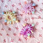 Coil Spring Hair Tie with Candy Beads