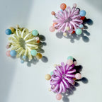 Coil Spring Hair Tie with Candy Beads