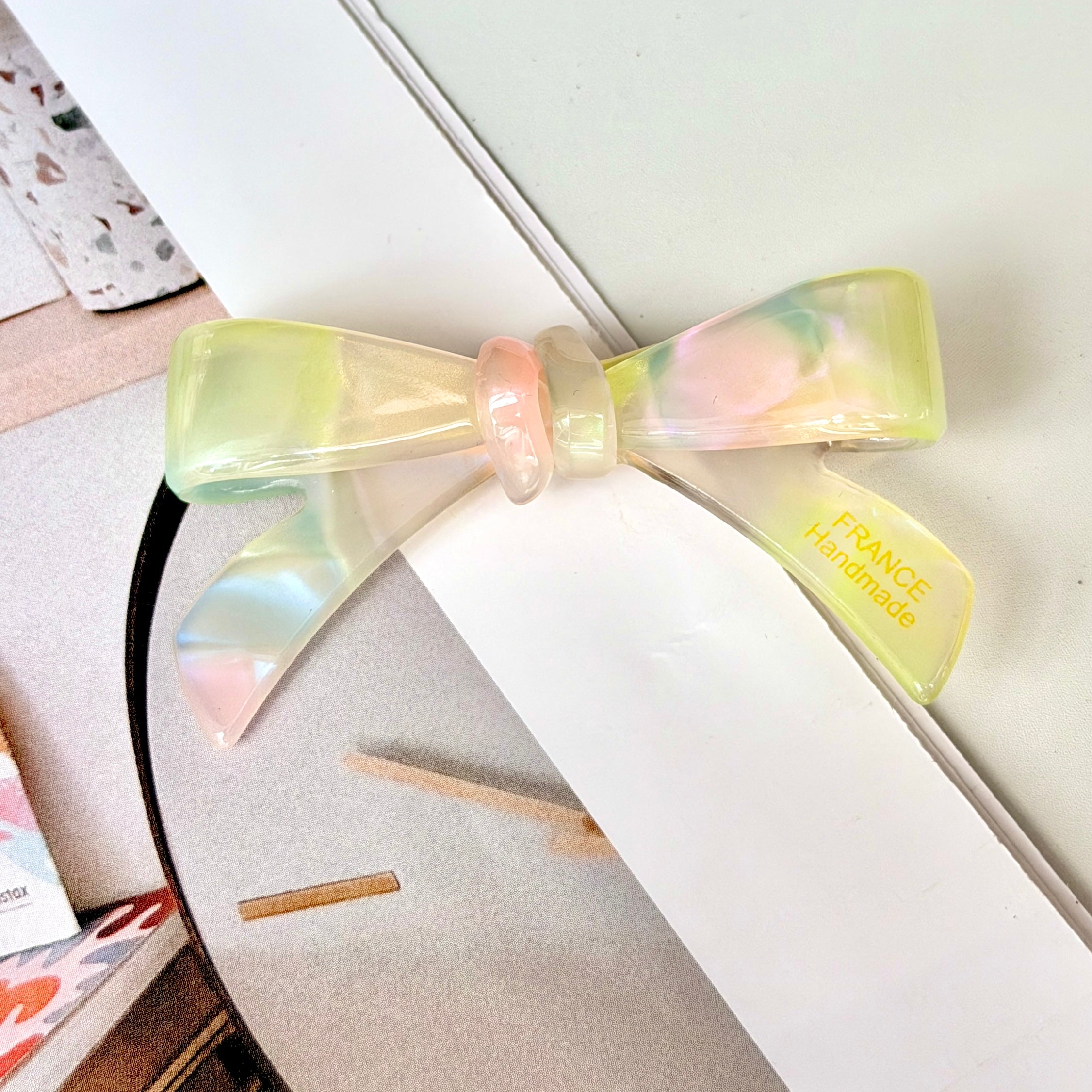 Colourful Bow Hair Clip